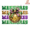 Coquette Mardi Gras Disco Ball Png