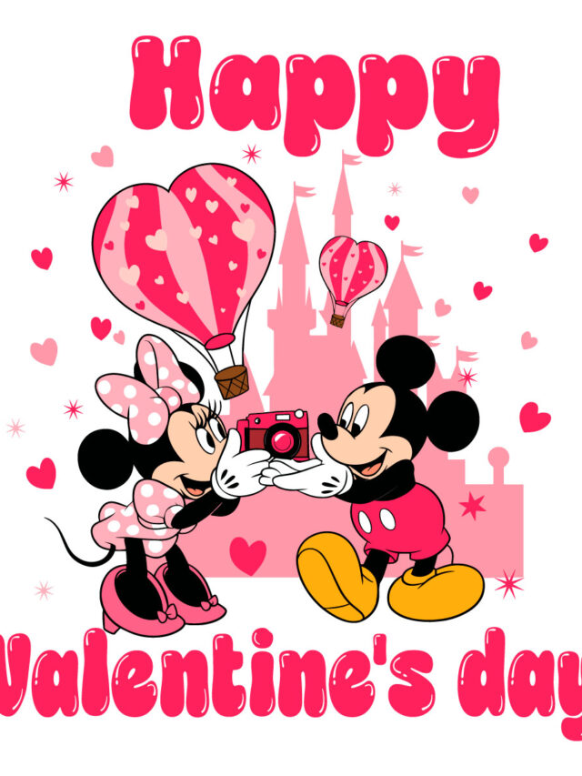 Disney Valentine: Magical SVG & PNG Designs for Love-filled Creations