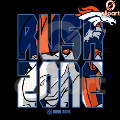 Denver Broncos NFL Rush Zone Team PNG Artwork