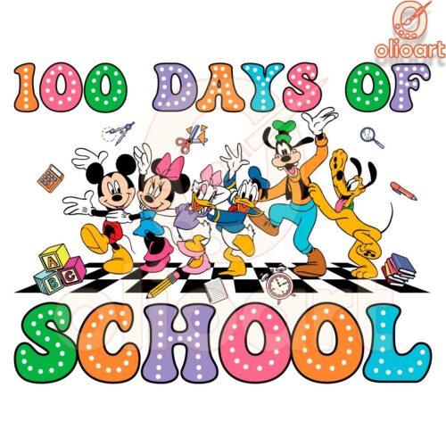 Disney Friends Abbey Road PNG for 100 Days of School Fun