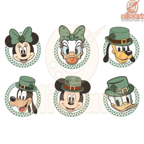 Disney Friends Checkered Leprechaun PNG Magic