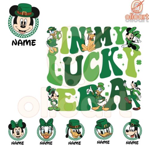 Disney Friends Custom Name PNG Your Lucky Era Magic