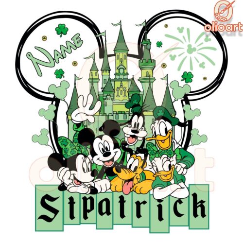 Disney Friends St Patricks Day Magic Castle PNG