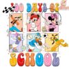 Disney Mickey Friends 100 Days of School Collage PNG