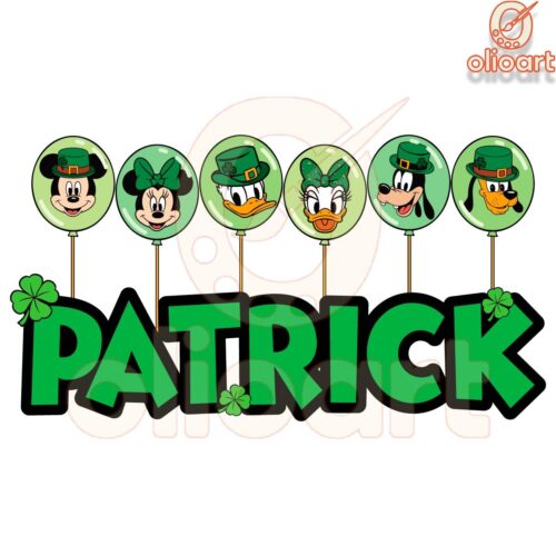 Disney St Patricks Day Balloon PNG Magic