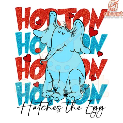 Dr. Seuss Horton Elephant Hatches The egg PNG