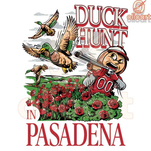 Duck Hunt In Pasadena Ohio State Buckeyes Football PNG