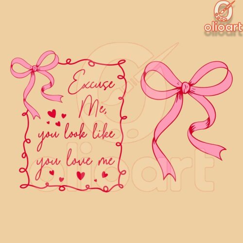 Excuse Me Do You Love Me Coquette PNG Design