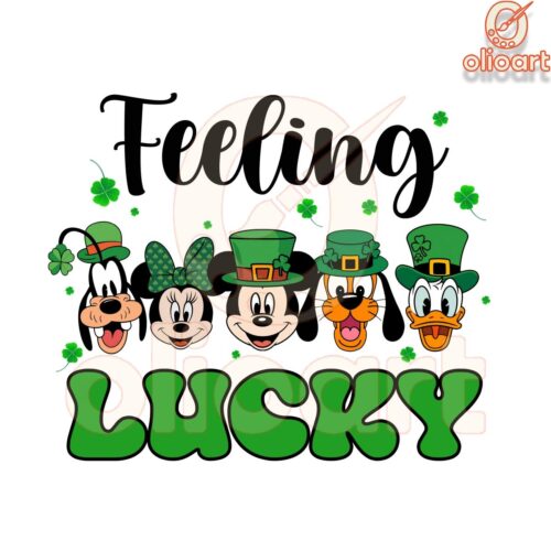 Feeling Lucky with Disney Mickey Friends PNG Magic