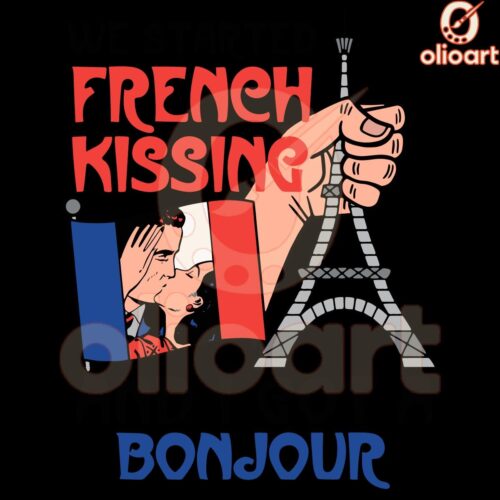 French Kisses a Bonjour SVG Love in Every Design