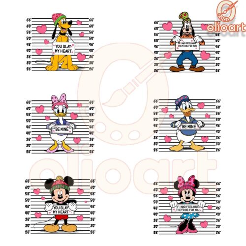 Funny Valentine Bundle Disney You Slay My Heart PNG