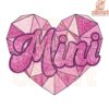 Glitter Mini Pink Heart Valentine PNG
