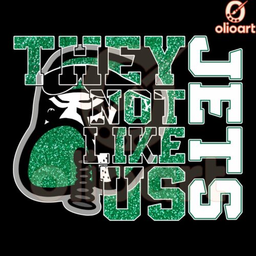 Glitter New York Jets They Not Like Us PNG