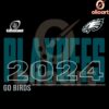 Go Birds Philadelphia Eagles 2024 NFL Playoffs SVG Design