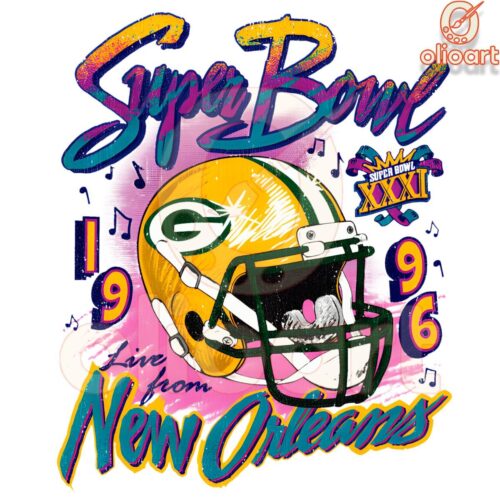 Green Bay Packers 1996 Super Bowl Champs New Orleans PNG