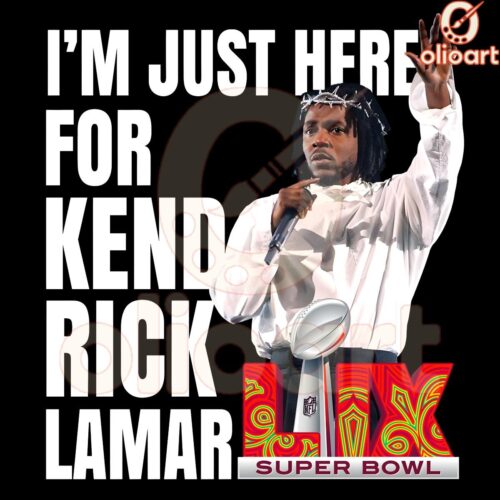 Here for Kendrick Lamars 2025 Super Bowl Halftime Show SVGPNG