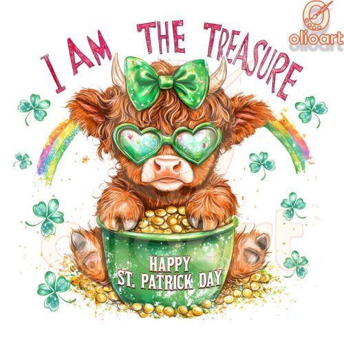 I am The Treasure Happy St. Patrick Day PNG