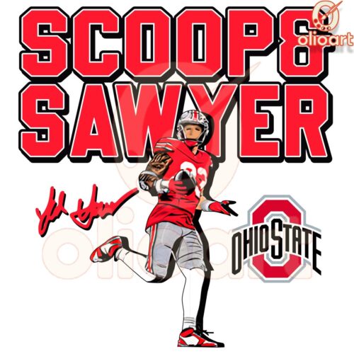 Jack Sawyer Scoop Score Ohio State Buckeyes SVGPNG