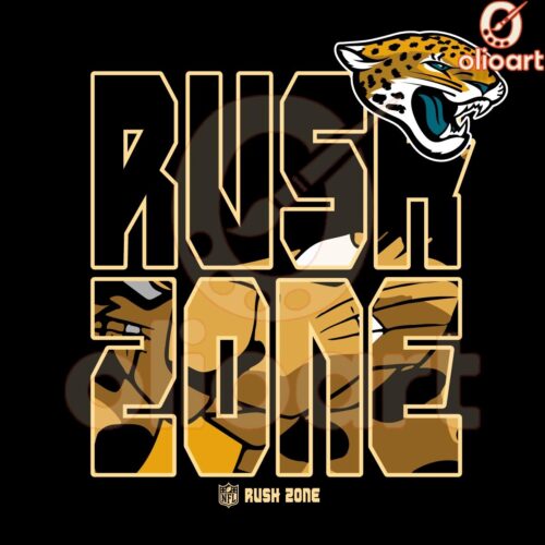 Jacksonville Jaguars NFL Rush Zone Team PNG Design