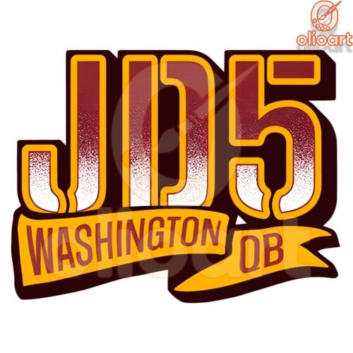 Jayden Daniels JD5 Washington Commanders QB SVGPNG Art