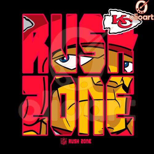 Kansas City Chiefs NFL Rush Zone Team PNG Design