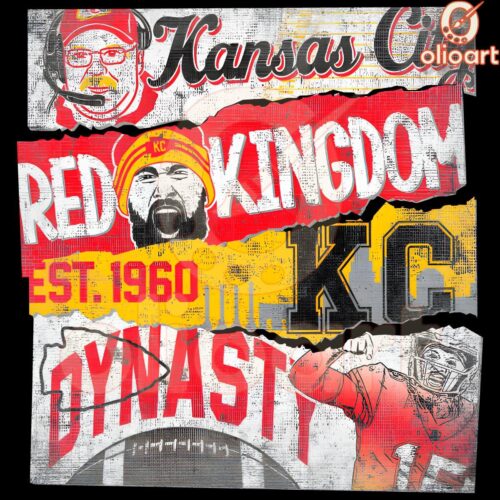 KC Red Kingdom Dynasty Est 1960 Kansas City Pride PNG