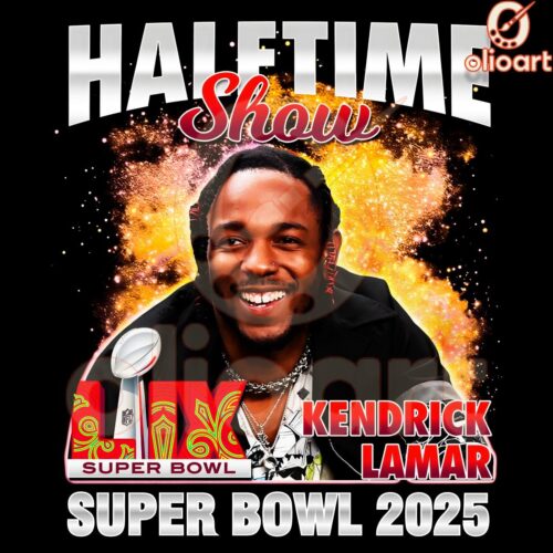 Kendrick Lamar Super Bowl 2025 Halftime Show Football PNG