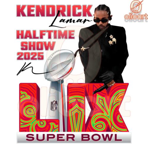 Kendrick Lamar Super Bowl 2025 Halftime Show Logo PNG