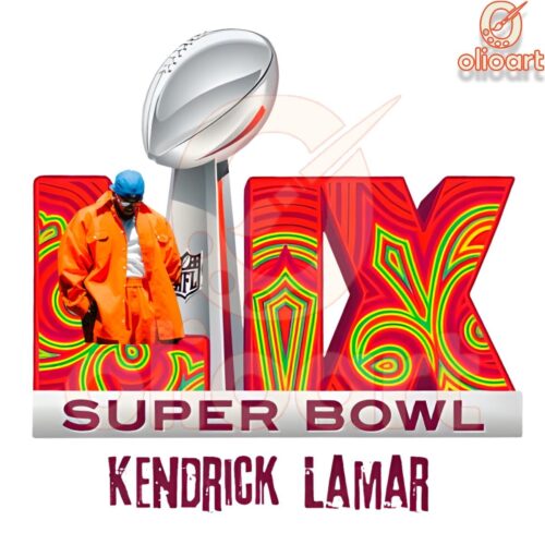 Kendrick Lamar Super Bowl 2025 Halftime Show PNG