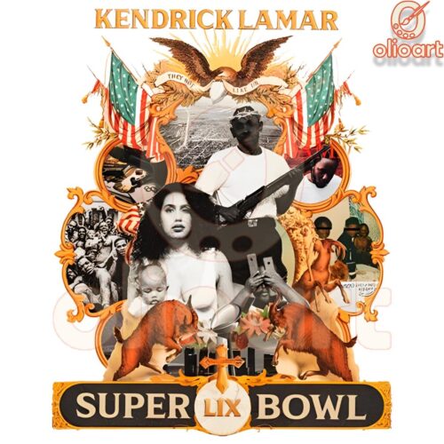 Kendrick Lamar Super Bowl 2025 PNG Design