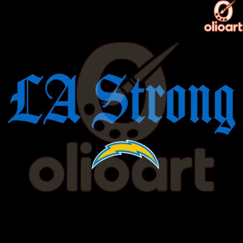 LA Chargers SVG Show Your Los Angeles Strong Spirit