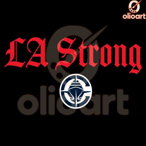 LA Clippers SVG Stay LA Strong