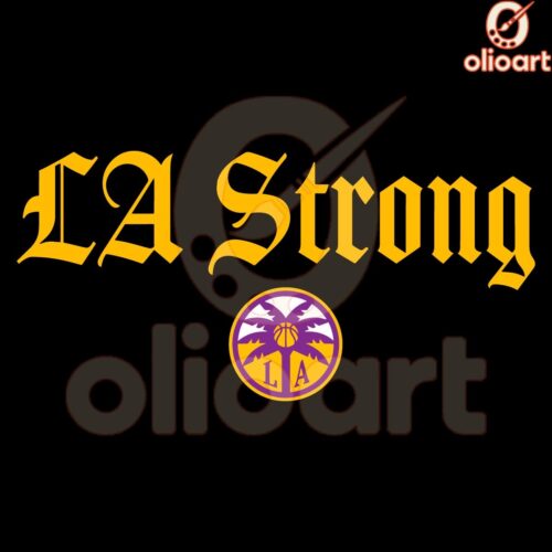 LA Strong SVG Los Angeles Sparks Basketball Pride