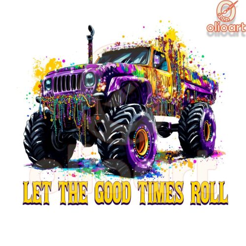 Let the Good Times Roll with Mardi Gras PNG Design