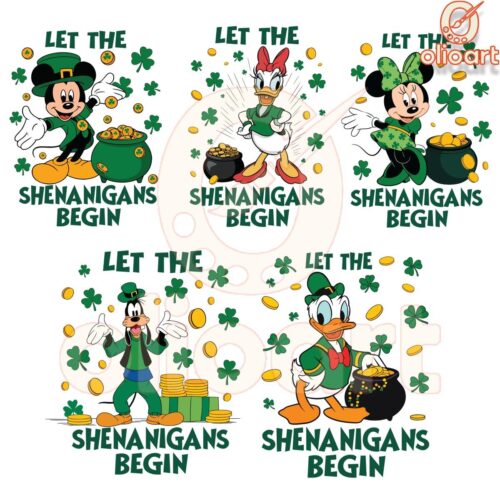 Let The Shenanigans Begin St. Patrick's Day Bundle PNG