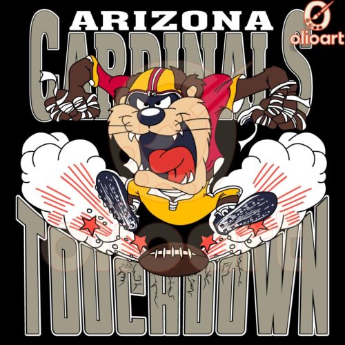 Looney Tunes NFL Fun Arizona Cardinals Mascot Touchdown PNG