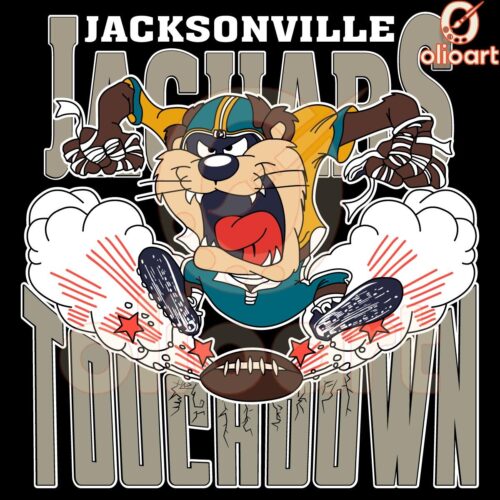 Looney Tunes NFL Fun Jaguars Mascot Touchdown PNG