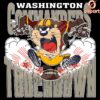 Looney Tunes NFL Fun Washington Commanders Mascot Touchdown PNG