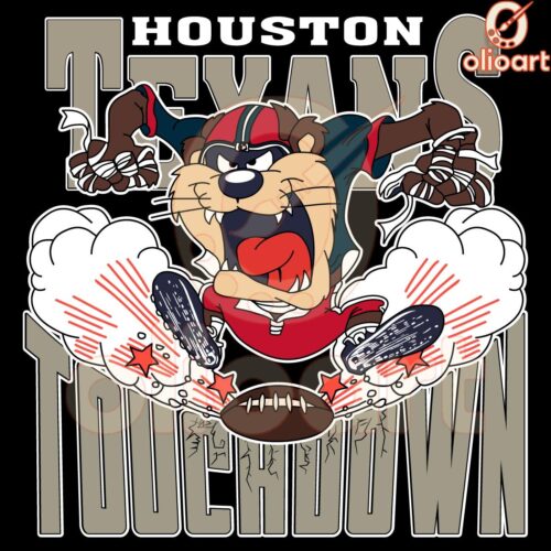 Looney Tunes Texans Mascot Scores Big Touchdown NFL PNG