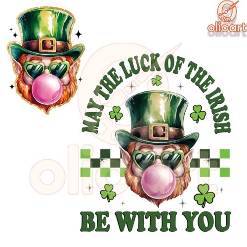 Luck of the Irish Blowing Bubbles PNG Design