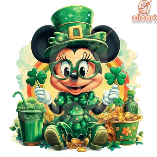 Lucky Minnie Her Pot of Gold SVGPNG Treasure