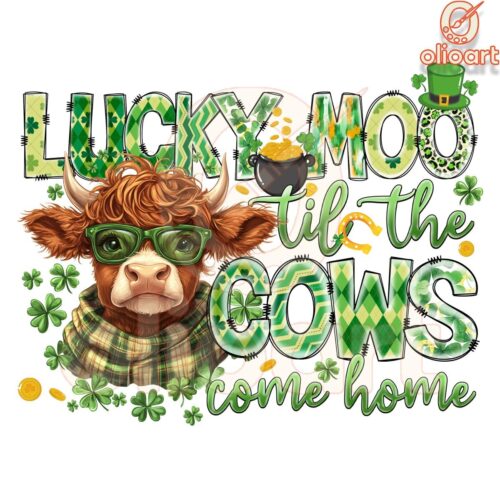 Lucky Moo Til The Cows Come Home PNG