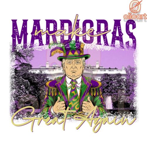 Make Mardi Gras Great Again Donald Trump PNG