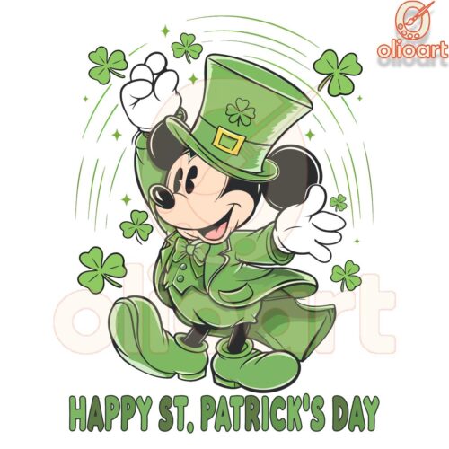 Mickey Lucky St. Patrick's Day PNG