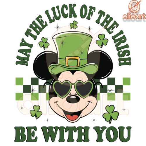 Mickey May The Luck Of The Irish St. Patrick's Day Png