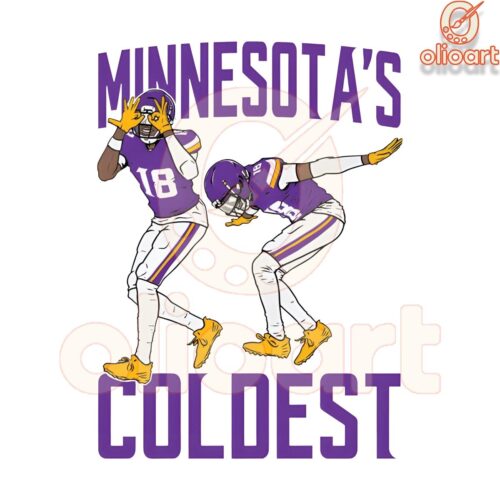 Minnesotas Coldest Justin Jefferson Minnesota Vikings SVG