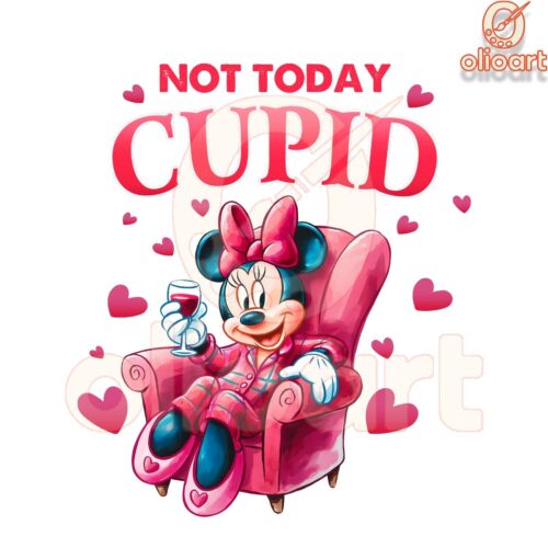 Minnie Mouse Sitting Disney Valentine PNG