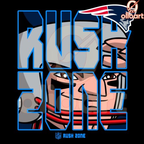 New England Patriots NFL Rush Zone Team PNG Art