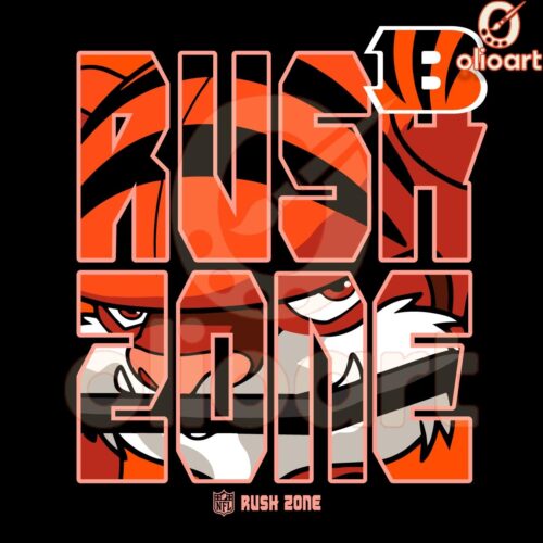 NFL Rush Zone Cincinnati Bengals Team in PNG Format