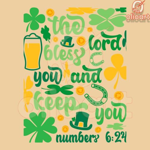 Numbers 624 Blessing The Lord Keep You PNG Design